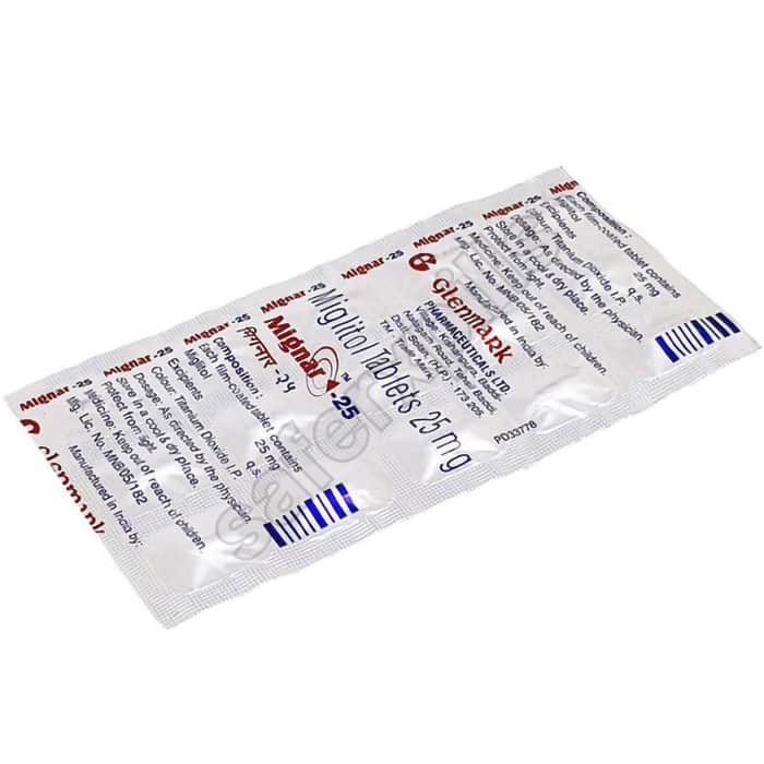 Buy Mignar 25 - Miglitol | SafeRxPills