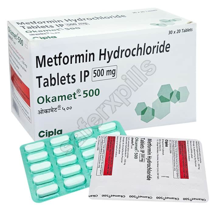 Buy Okamet 500 - Metformin | SafeRxPills