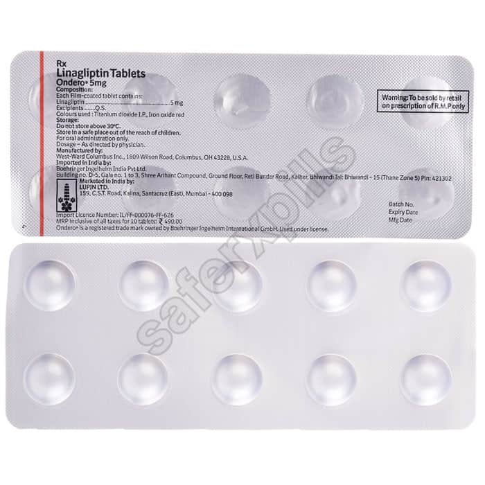 Buy Ondero 5mg - Linagliptin | SafeRxPills