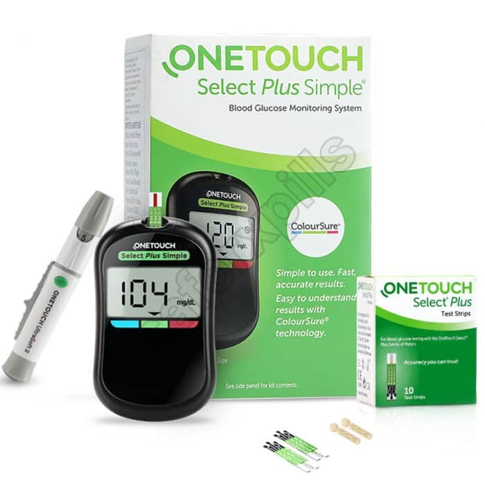 Buy OneTouch Select Plus Simple Glucometer - Healthcare Device | SafeRxPills