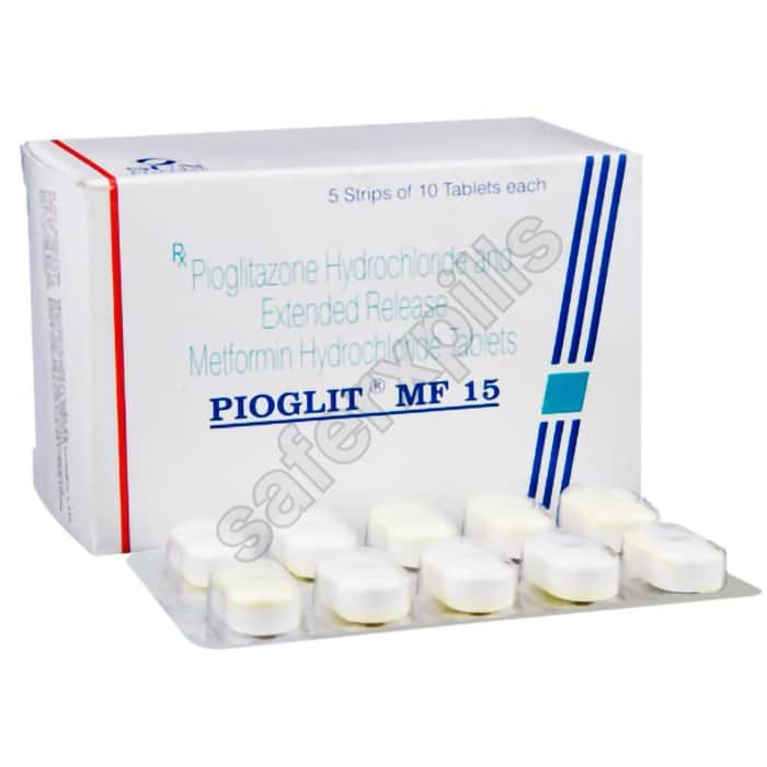 Buy Pioglit MF 15 - Pioglitazone/Metformin | SafeRxPills