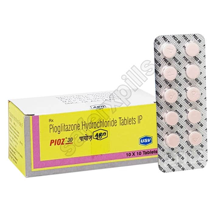 Buy Pioz 30mg - Pioglitazone | SafeRxPills