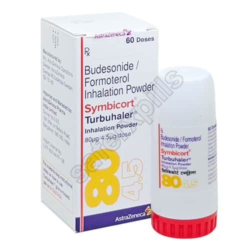 Buy Symbicort 80mcg/4.5mcg Turbuhaler (Budesonide/Formoterol) online | SafeRxPills