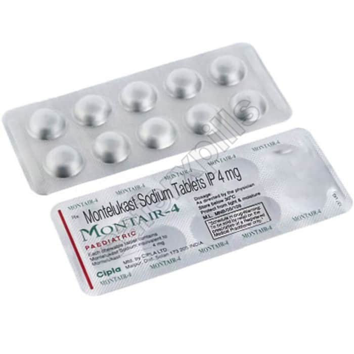 Buy Montair 4mg Chewable Tablet (Montelukast) online | SafeRxPills