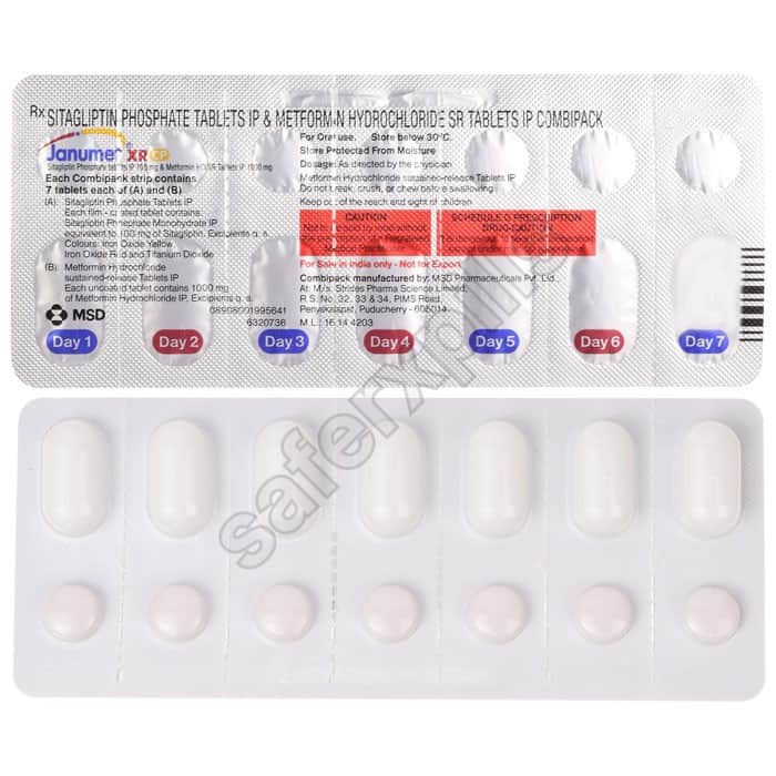 Buy Janumet XR CP - Sitagliptin/Metformin | SafeRxPills