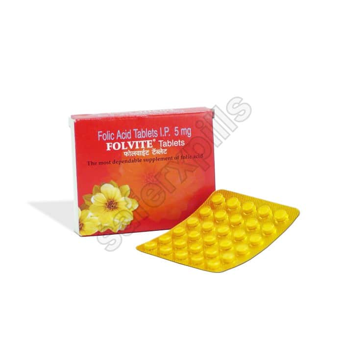 Buy Folvite 5mg (Folic Acid) online | SafeRxPills