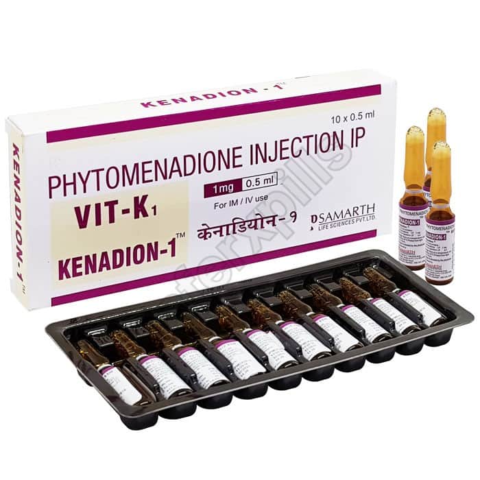 Buy Kenadion 1mg Injection (Phytomenadione) online | SafeRxPills