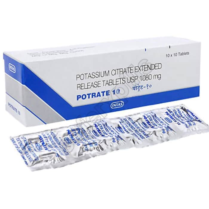 Buy Potrate 10 (Potassium Citrate) online | SafeRxPills