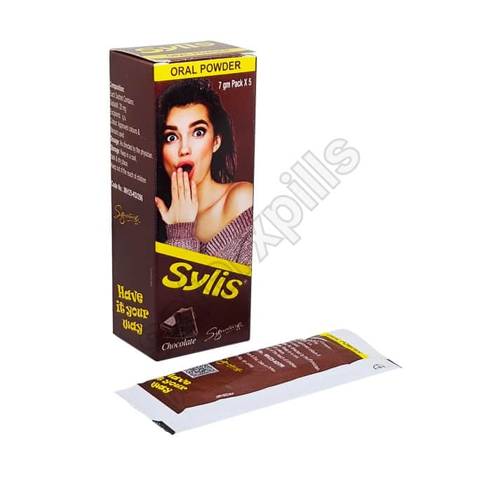 Buy Sylis Oral Powder 20mg - Tadalafil | SafeRxPills