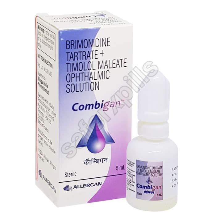 Buy Combigan Eye Drop - Timolol/Brimonidine | SafeRxPills