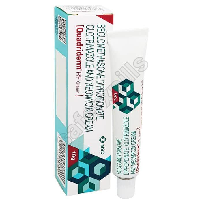 Buy Quadriderm RF 10g - Beclomethasone/Clotrimazol/Neomycin | SafeRxPills