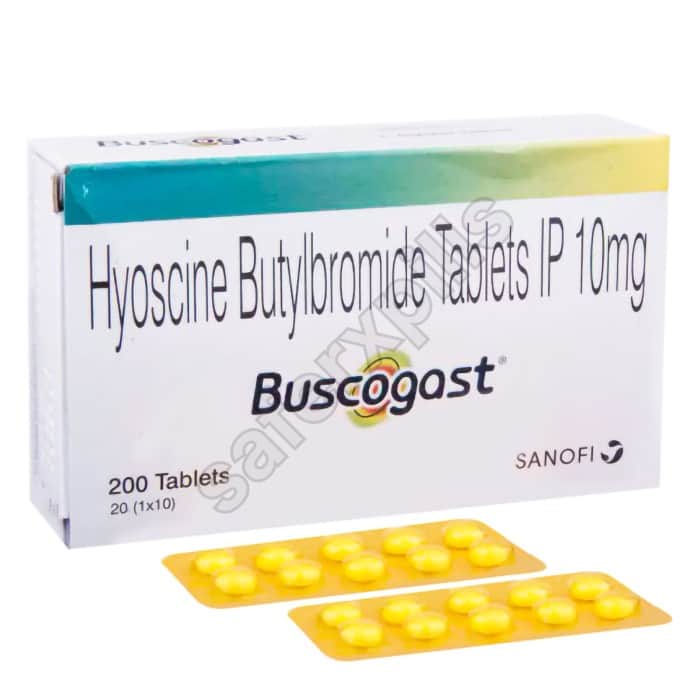 Buy Buscogast 10mg - Hyoscine Butylbromide | SafeRxPills
