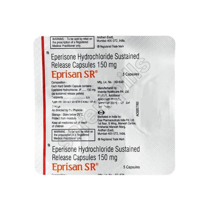 Buy Eprisan 150mg - Eperisone | SafeRxPills