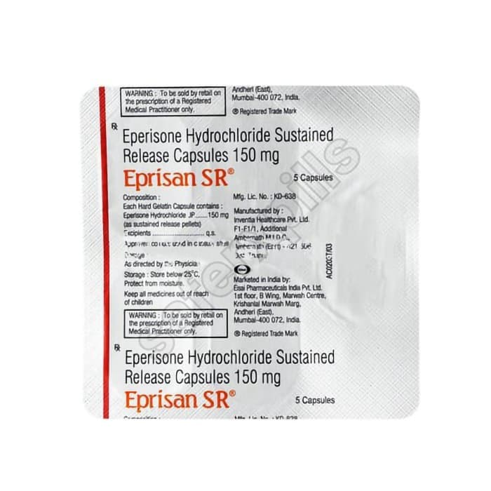 Buy Eprisan 150mg - Eperisone | SafeRxPills