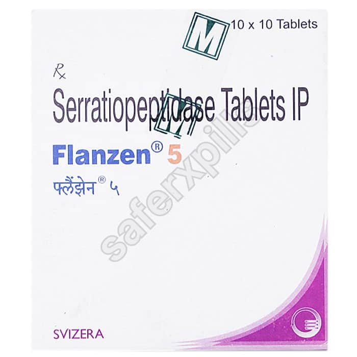 Buy Flanzen 5mg - Serratiopeptidase | SafeRxPills