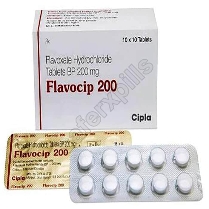 Buy Flavocip 200mg Tablet (Flavoxate) - Flavoxate | SafeRxPills