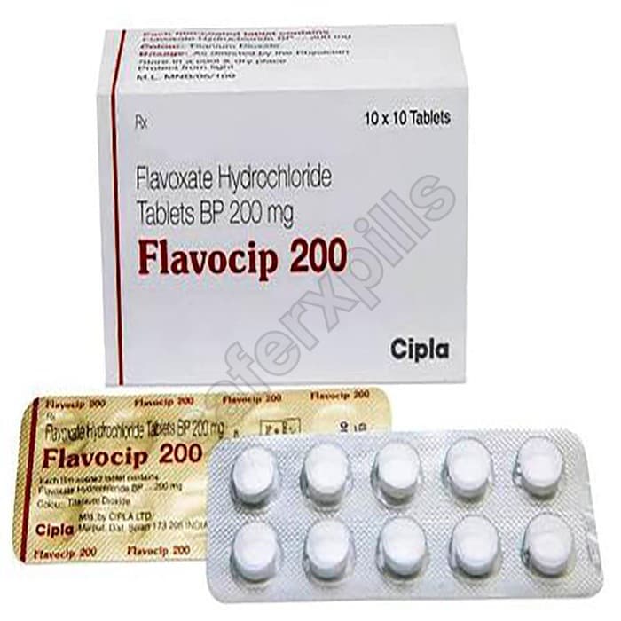 Buy Flavocip 200mg Tablet (Flavoxate) - Flavoxate | SafeRxPills