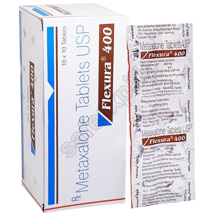 Buy Flexura 400 - Metaxalone | SafeRxPills