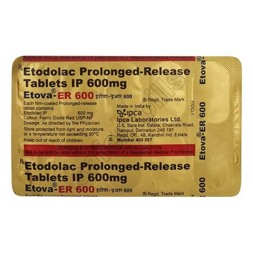 Buy Etova 600mg - Etodolac | SafeRxPills