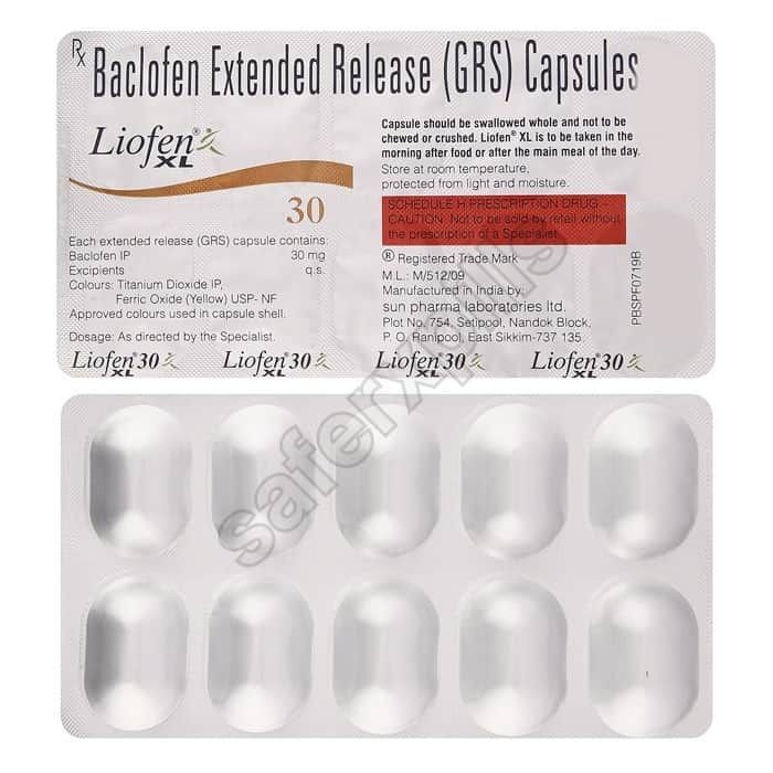 Buy Liofen XL 30mg - Baclofen | SafeRxPills