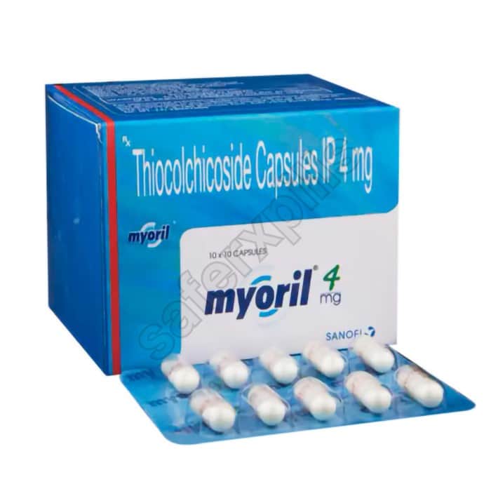 Buy Myoril 4mg - Thiocolchicoside | SafeRxPills