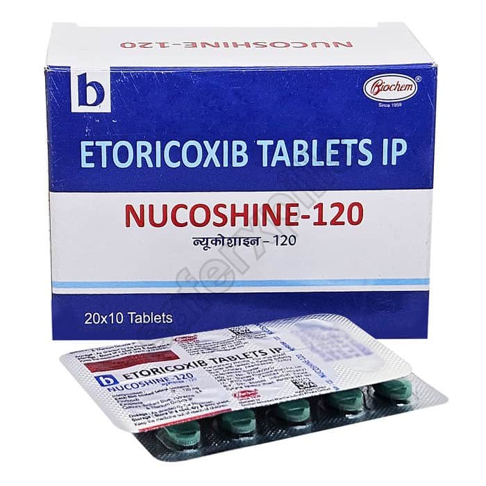 Buy Nucoshine 120mg - Etoricoxib | SafeRxPills
