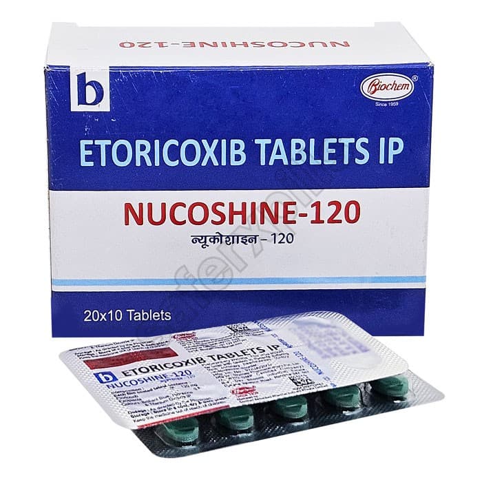 Buy Nucoshine 120mg - Etoricoxib | SafeRxPills