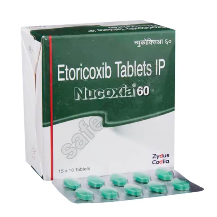 Buy Nucoxia 60mg - Etoricoxib | SafeRxPills