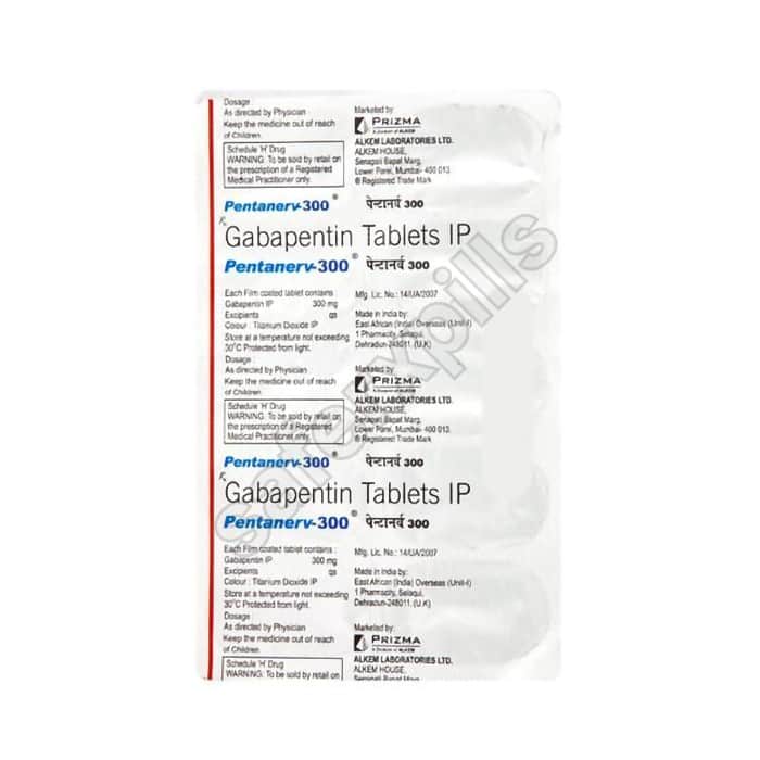 Buy Pentanerv 300mg - Gabapentin | SafeRxPills
