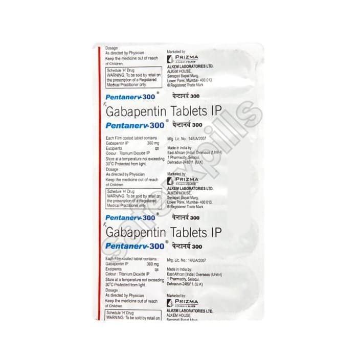 Buy Pentanerv 300mg - Gabapentin | SafeRxPills