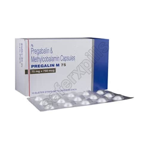 Buy Pregalin M 75mg - Pregabalin/Methylcobalamin | SafeRxPills