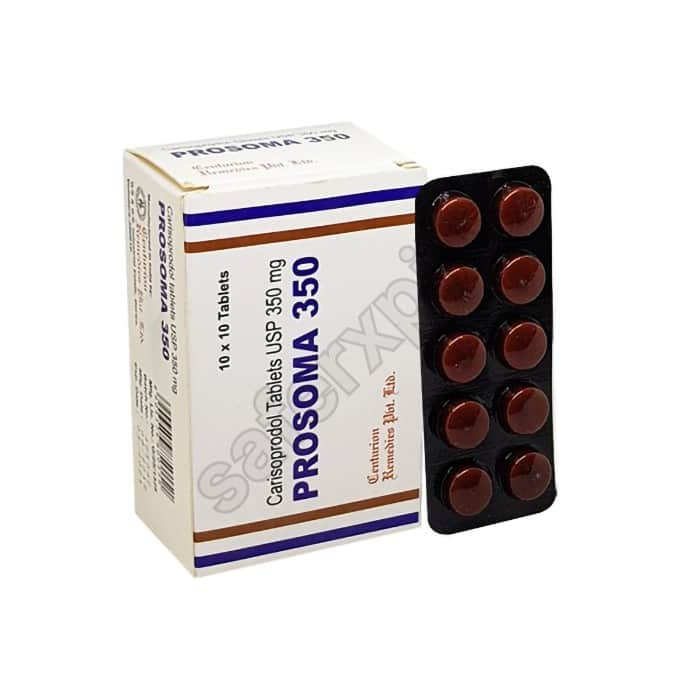 Buy Prosoma 350mg - Carisoprodol | SafeRxPills