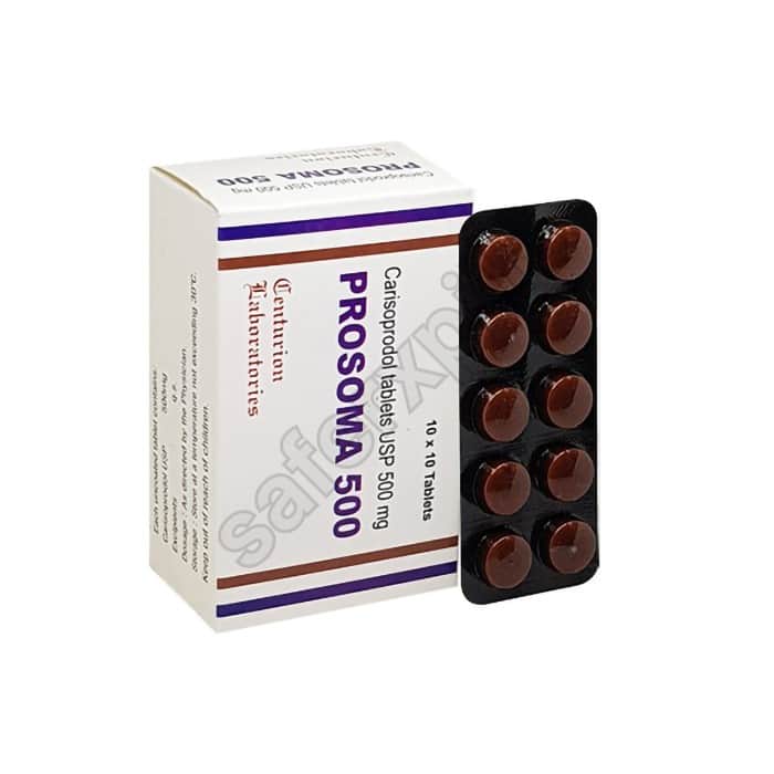 Buy Prosoma 500mg - Carisoprodol | SafeRxPills