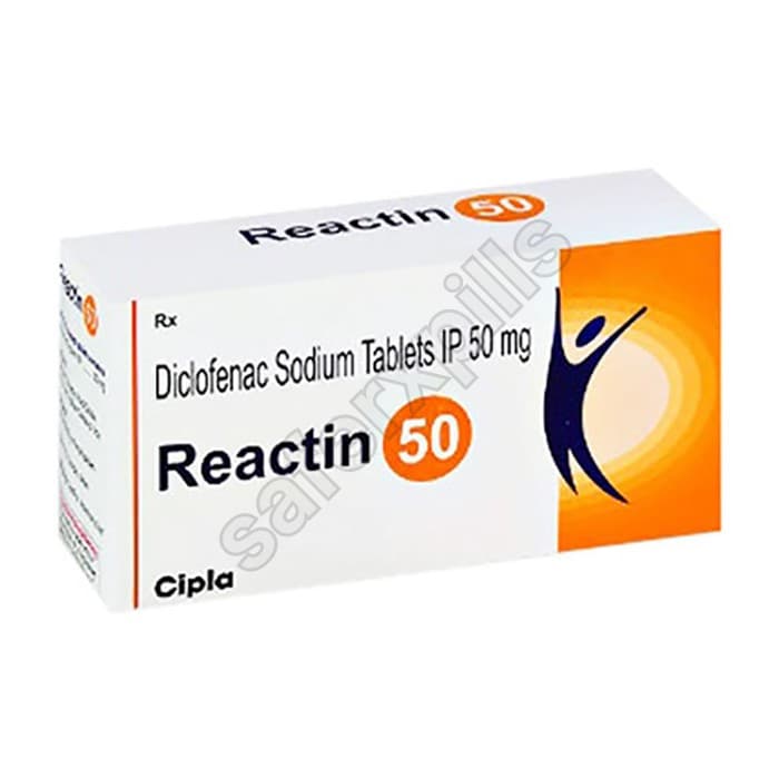 Buy Reactin 50mg - Diclofenac Sodium | SafeRxPills