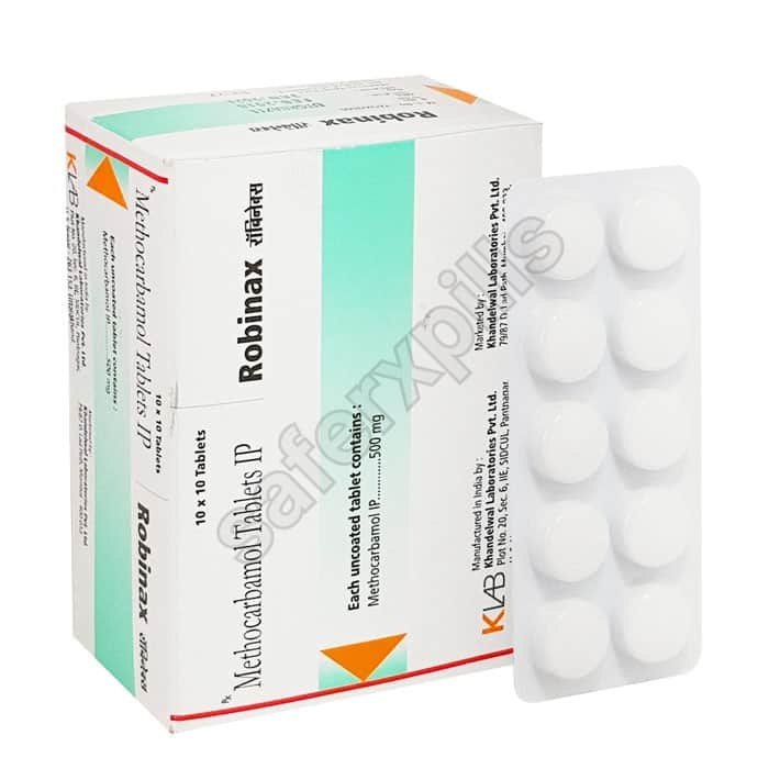 Buy Robinax 500mg - Methocarbamol | SafeRxPills