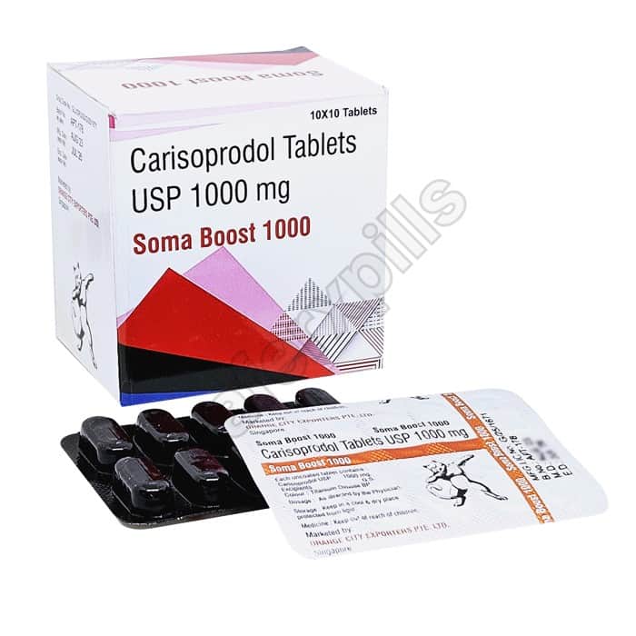 Buy Soma Boost 1000mg - Carisoprodol | SafeRxPills