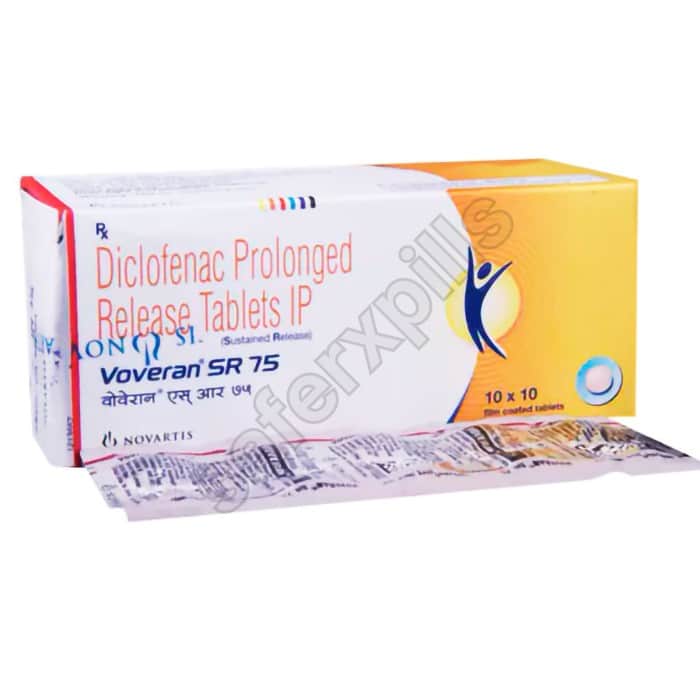 Buy Voveran SR 75mg - Diclofenac | SafeRxPills