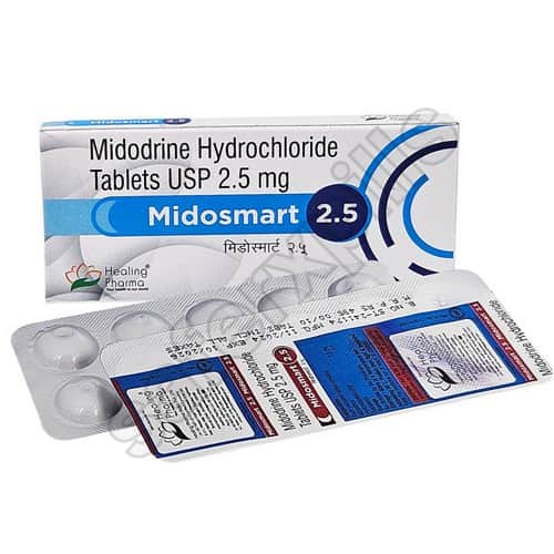 Midosmart 2.5mg tablet pack