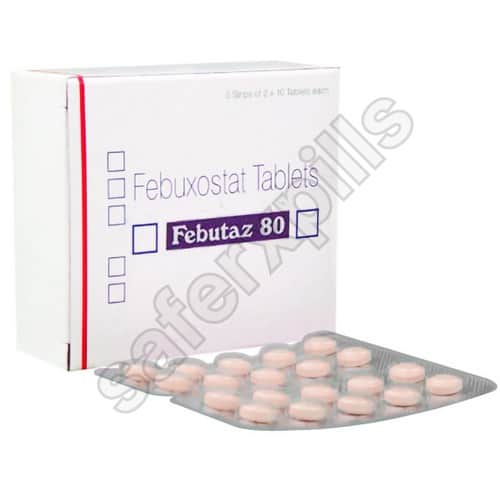 Buy Febutaz 80mg - Febuxostat | SafeRxPills