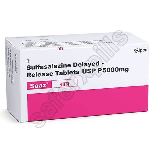 Saaz 500mg tablet pack