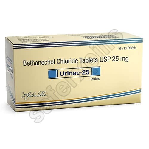 Urinac 25mg tablet pack