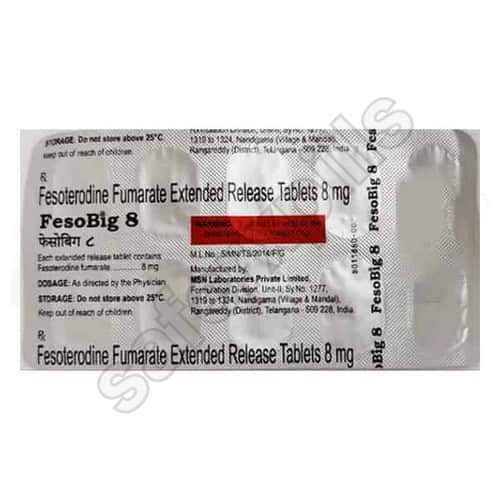 Fesobig 8mg tablet pack