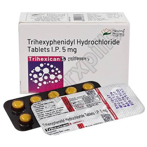 Trihexican 5mg tablet pack