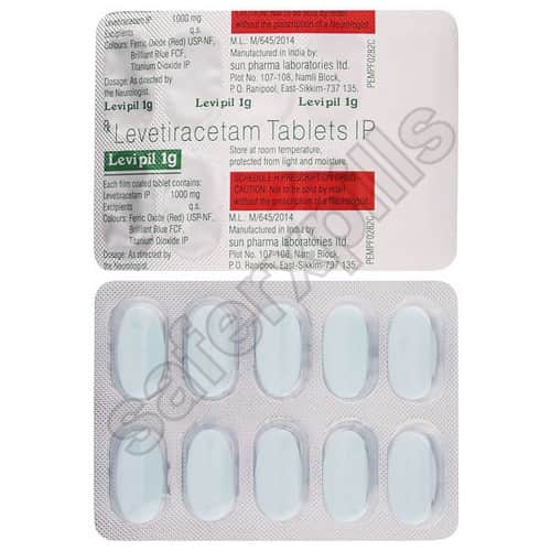 Levipil 1000mg tablet pack