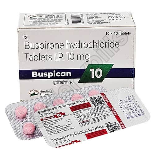 Buspican 10mg tablet pack