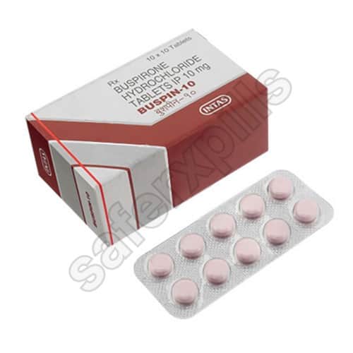 Buspin 10mg tablet pack