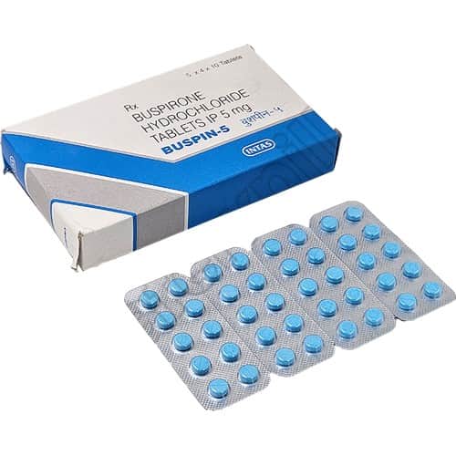Buspin 5mg tablet pack