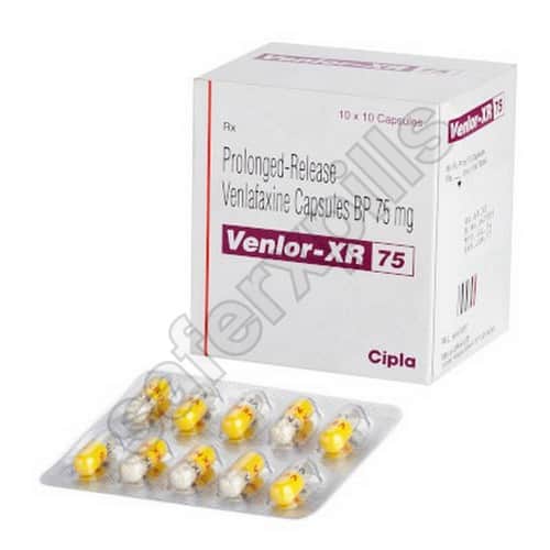 Venlor-XR 75mg capsule pack
