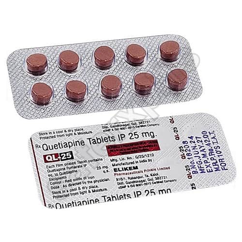 QL 25mg tablet pack