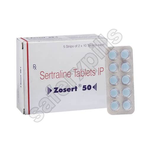 Zosert 50mg tablet pack